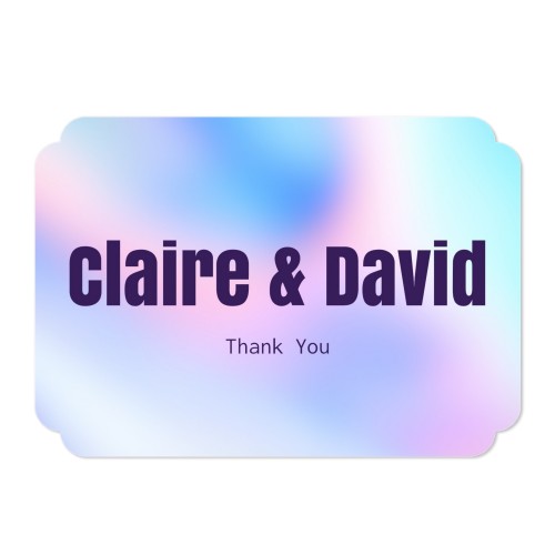 Enkle Fotokort dobbelt afrunding landskap 14,3 x 10 cm