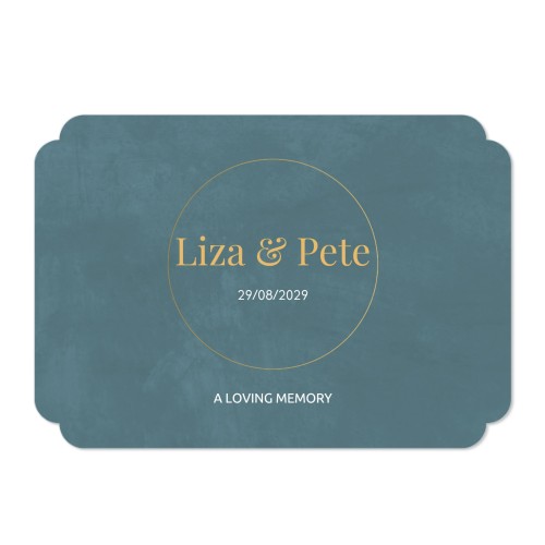 Single Card Double Rounded Horizontal 14,3 x 10 cm