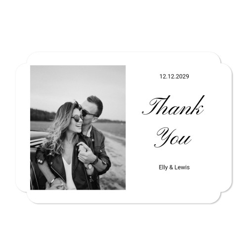 Single Card Double Rounded Horizontal 14,3 x 10 cm