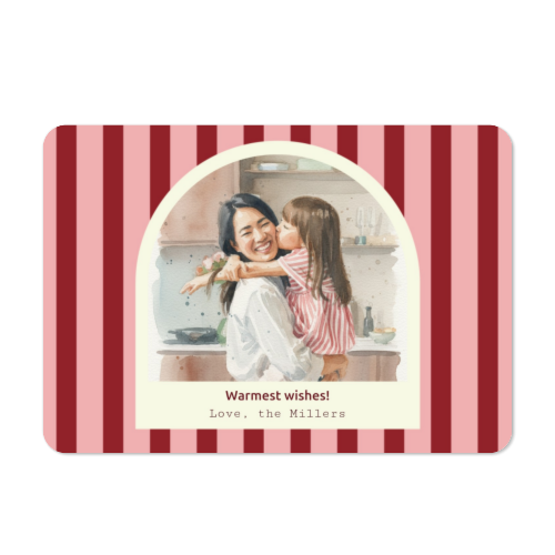 Single card landscape rounded corners 14,3 x 10 cm Single card landscape rounded corners 14,3 x 10 cm
