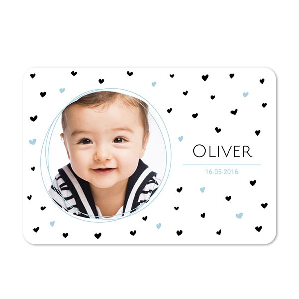 Enkle Fotokort liggende runde hjørner 14,3 x 10 cm