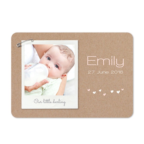 Single card landscape rounded corners 14,3 x 10 cm