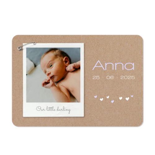 Fotokaart liggend met ronde hoeken 14,3 x 10 cm
