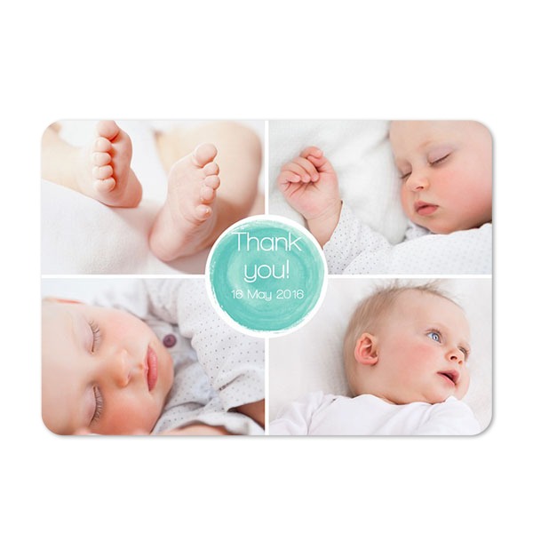 Fotokaart liggend met ronde hoeken 14,3 x 10 cm