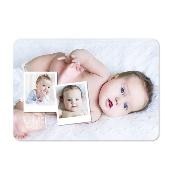 Faire-part 1 volet Paysage coins arrondis 14,3 x 10 cm Faire-part 1 volet Paysage coins arrondis 14,3 x 10 cm