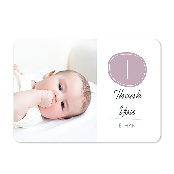 Single card landscape rounded corners 14,3 x 10 cm