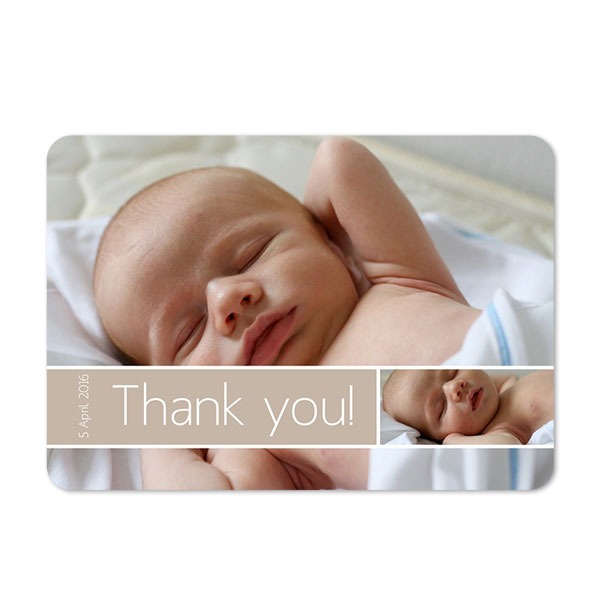 Fotokaart liggend met ronde hoeken 14,3 x 10 cm