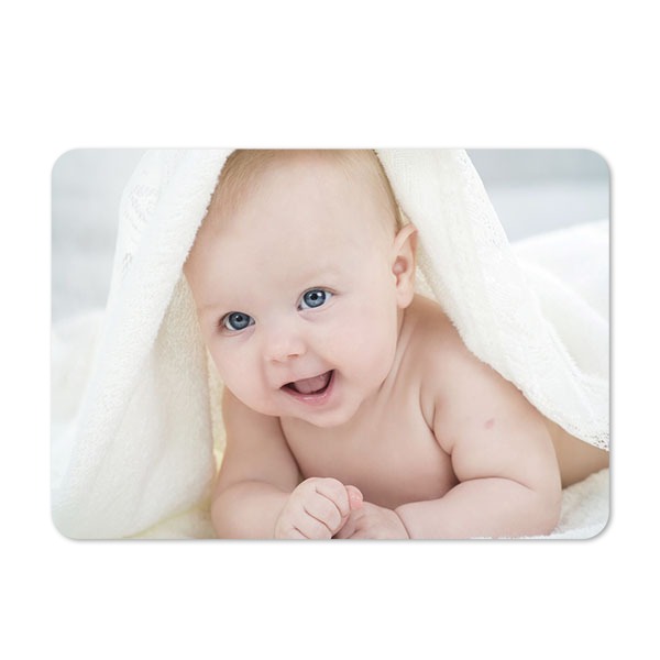 Faire-part 1 volet Paysage coins arrondis 14,3 x 10 cm