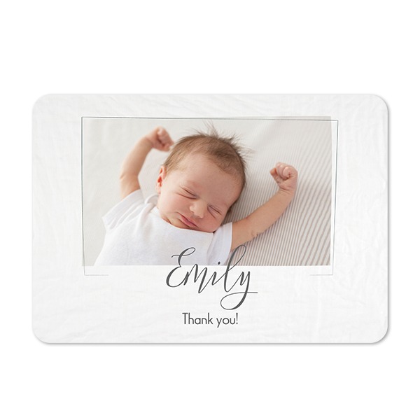 Single card landscape rounded corners 14,3 x 10 cm
