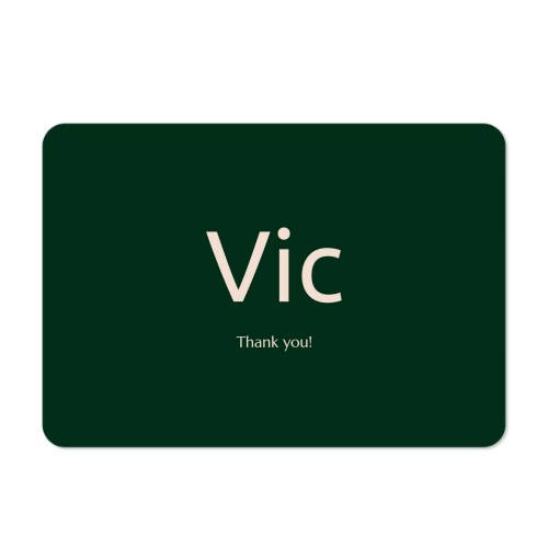 Enkla fotokort liggande rundade hörn 14,3 x 10 cm