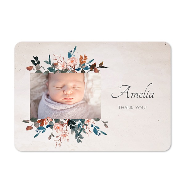 Enkle Fotokort liggende runde hjørner 14,3 x 10 cm