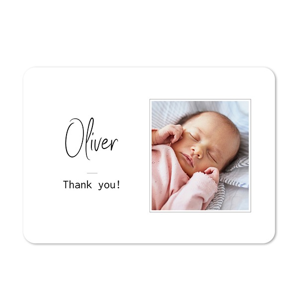 Fotokaart liggend met ronde hoeken 14,3 x 10 cm