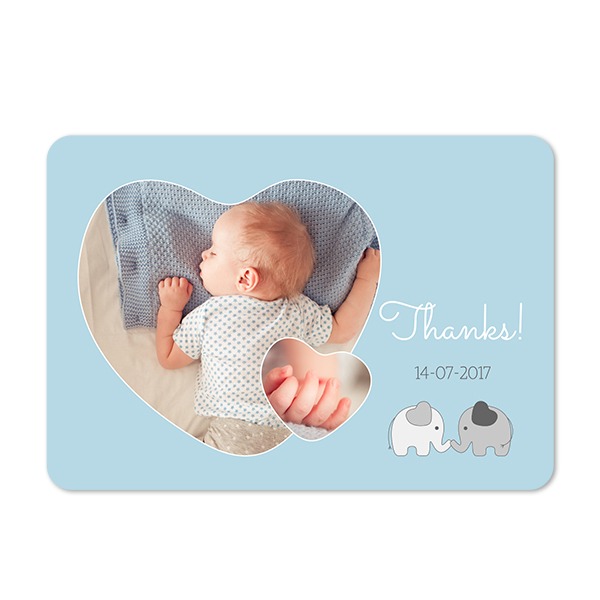 Enkle Fotokort liggende runde hjørner 14,3 x 10 cm