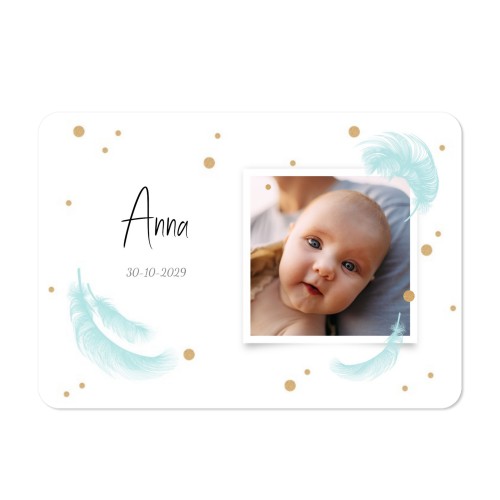 Fotokaart liggend met ronde hoeken 14,3 x 10 cm