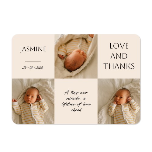 Fotokaart liggend met ronde hoeken 14,3 x 10 cm