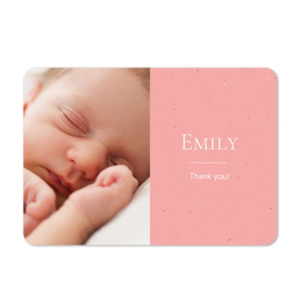 Faire-part 1 volet Paysage coins arrondis 14,3 x 10 cm Faire-part 1 volet Paysage coins arrondis 14,3 x 10 cm