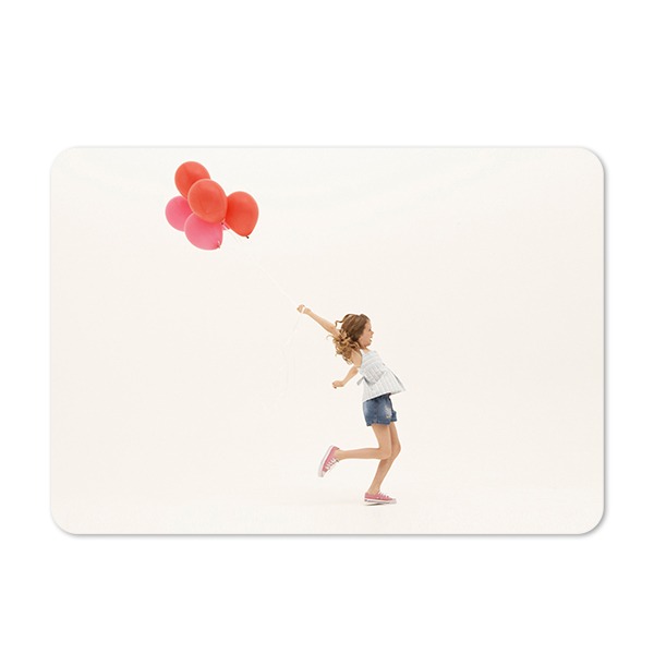 Faire-part 1 volet Paysage coins arrondis 14,3 x 10 cm