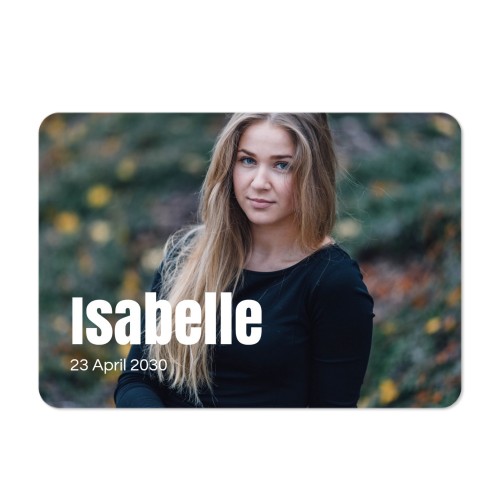 Grusskarte Querformat mit abgerundeten Ecken 14,3 x 10 cm Grusskarte Querformat mit abgerundeten Ecken 14,3 x 10 cm