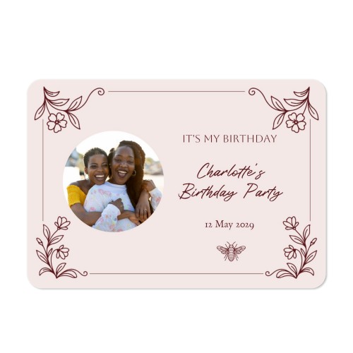 Floral Line Frame Floral Line Frame