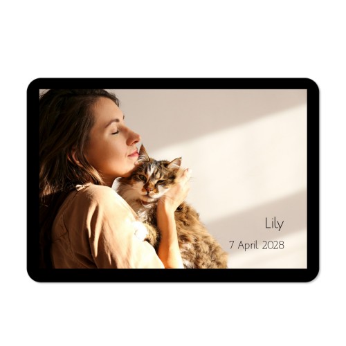 Single card landscape rounded corners 14,3 x 10 cm Single card landscape rounded corners 14,3 x 10 cm