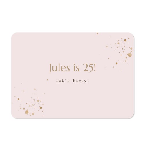 Faire-part 1 volet Paysage coins arrondis 14,3 x 10 cm