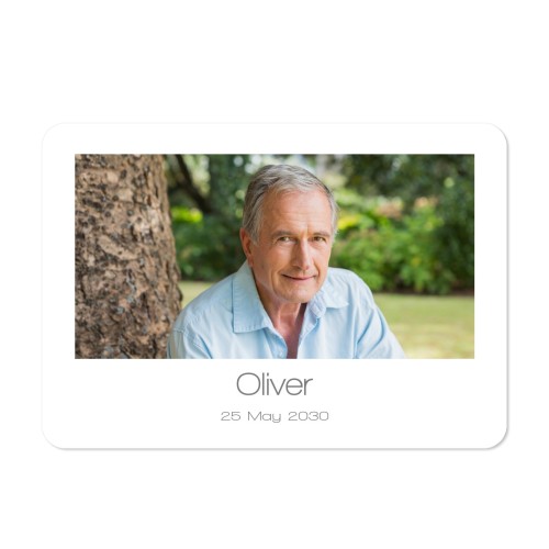 Single card landscape rounded corners 14,3 x 10 cm Single card landscape rounded corners 14,3 x 10 cm