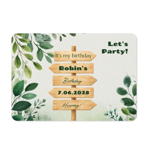 Enkle Fotokort liggende runde hjørner 14,3 x 10 cm