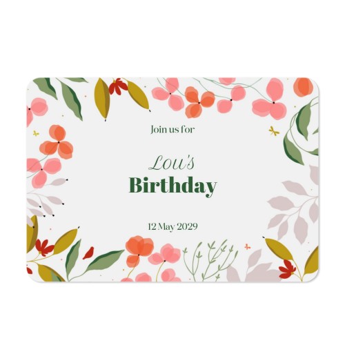 Enkle Fotokort liggende runde hjørner 14,3 x 10 cm