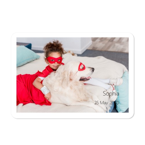 Fotokaart liggend met ronde hoeken 14,3 x 10 cm Fotokaart liggend met ronde hoeken 14,3 x 10 cm