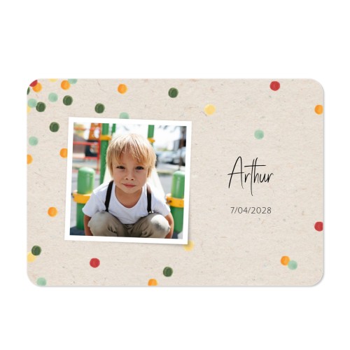 Fotokaart liggend met ronde hoeken 14,3 x 10 cm