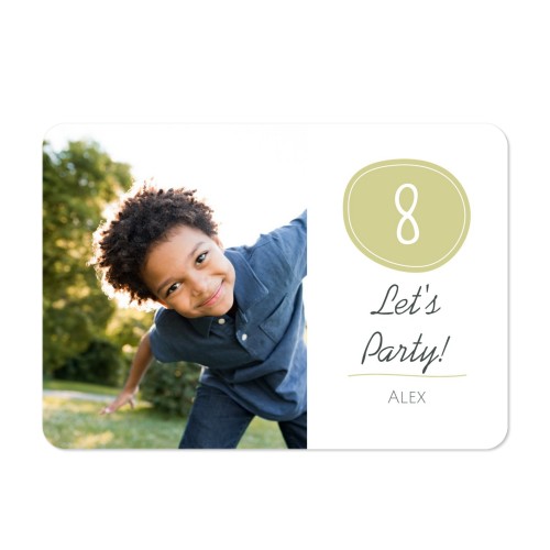 Single card landscape rounded corners 14,3 x 10 cm