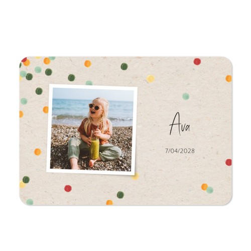 Enkla fotokort liggande rundade hörn 14,3 x 10 cm