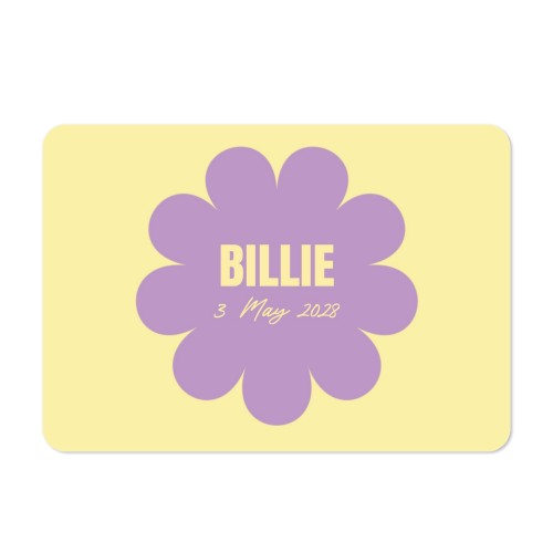 Single card landscape rounded corners 14,3 x 10 cm