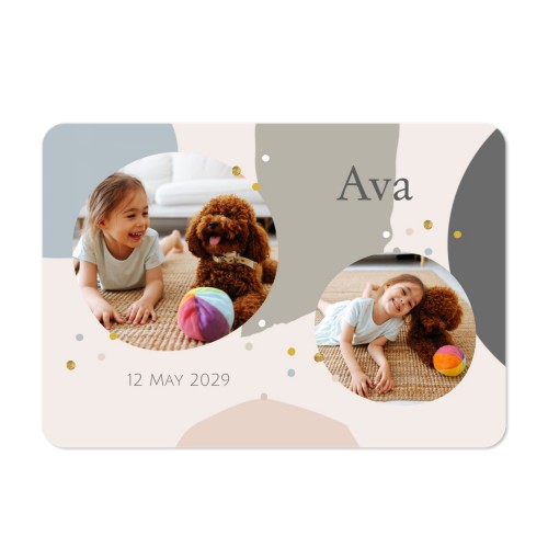 Faire-part 1 volet Paysage coins arrondis 14,3 x 10 cm Faire-part 1 volet Paysage coins arrondis 14,3 x 10 cm