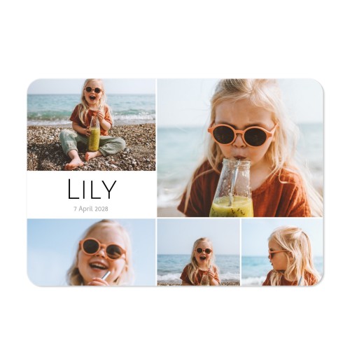 Minimalistisk fotocollage