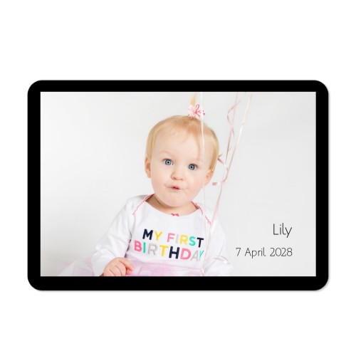 Fotokaart liggend met ronde hoeken 14,3 x 10 cm