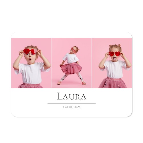 Fotokaart liggend met ronde hoeken 14,3 x 10 cm