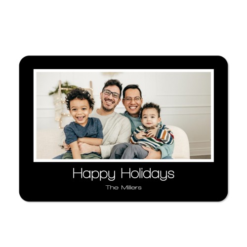 Single card landscape rounded corners 14,3 x 10 cm