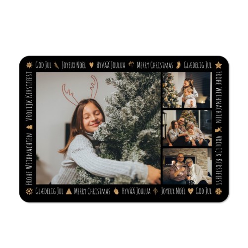 Single card landscape rounded corners 14,3 x 10 cm