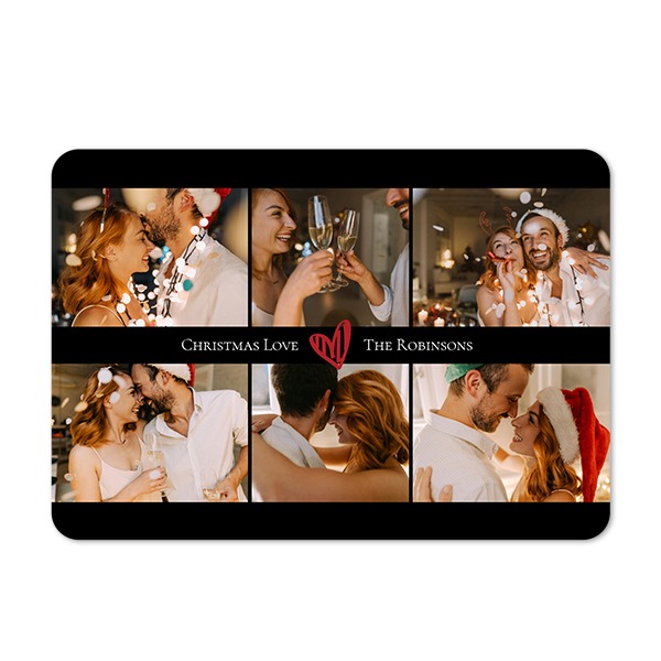 Faire-part 1 volet Paysage coins arrondis 14,3 x 10 cm