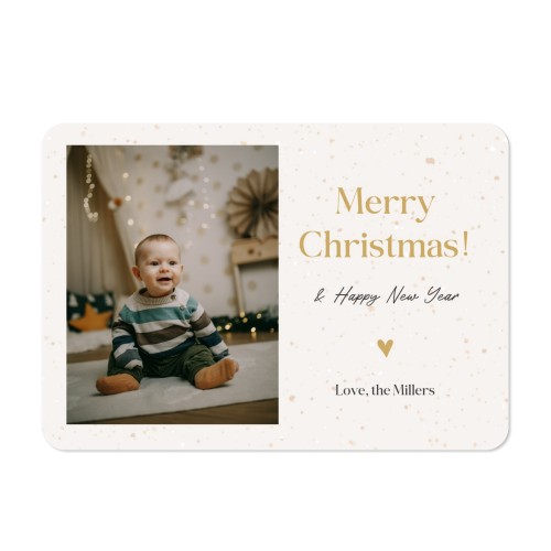 Single card landscape rounded corners 14,3 x 10 cm
