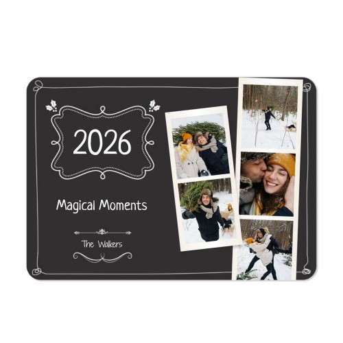 Faire-part 1 volet Paysage coins arrondis 14,3 x 10 cm