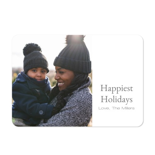 Single card landscape rounded corners 14,3 x 10 cm