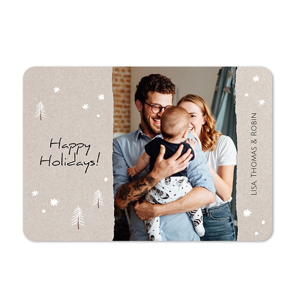 Fotokaart liggend met ronde hoeken 14,3 x 10 cm