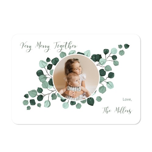 Faire-part 1 volet Paysage coins arrondis 14,3 x 10 cm