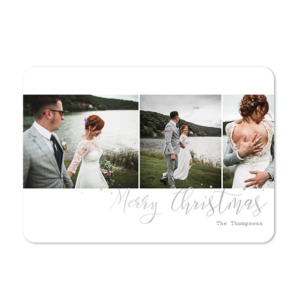 Grusskarte Querformat mit abgerundeten Ecken 14,3 x 10 cm