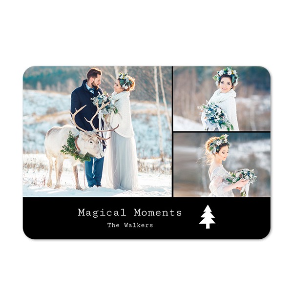 Faire-part 1 volet Paysage coins arrondis 14,3 x 10 cm Faire-part 1 volet Paysage coins arrondis 14,3 x 10 cm