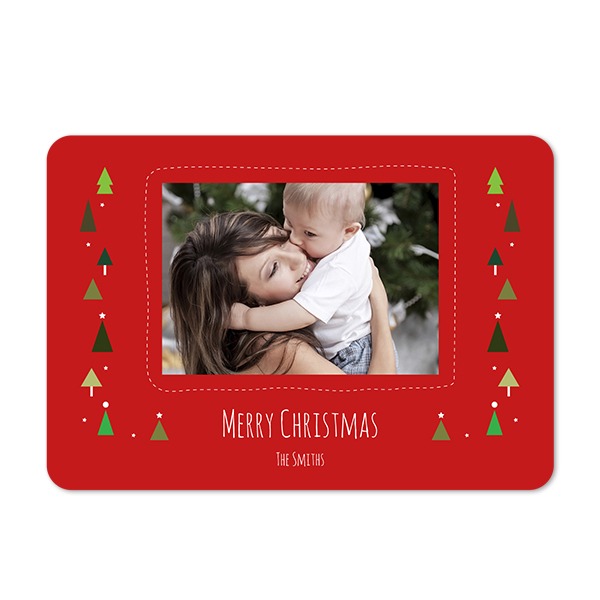 Fotokaart liggend met ronde hoeken 14,3 x 10 cm