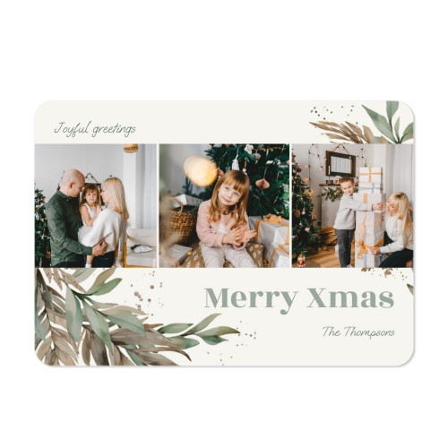 Single card landscape rounded corners 14,3 x 10 cm