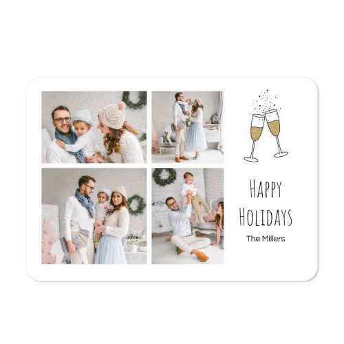 Enkla fotokort liggande rundade hörn 14,3 x 10 cm